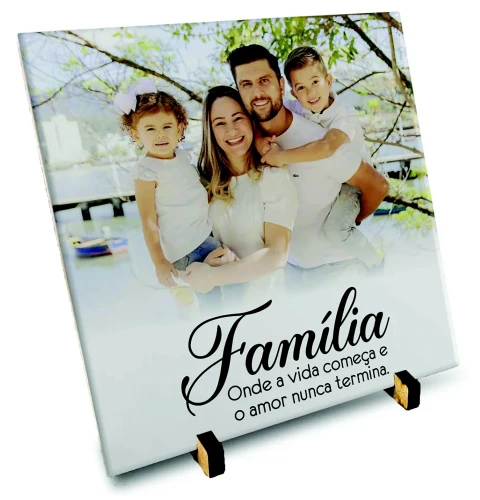 Azulejo Cerâmica Personalizado 15x15cm